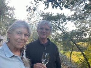 bill and dawnine in vineyard